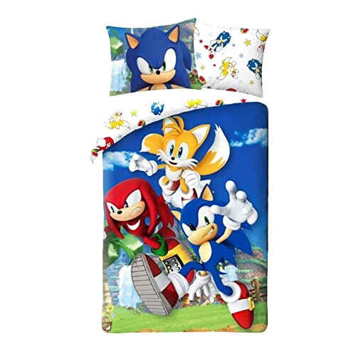 Housse de couette Sonic multicolore 140x200 cm