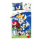 Housse de couette Sonic multicolore 140x200 cm - miniature