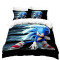 Housse de couette Sonic 135x200 cm 140x200 cm 200x200 cm 220x240 cm - miniature