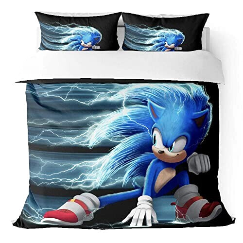 Housse de couette Sonic 135x200 cm 140x200 cm 200x200 cm 220x240 cm variant 3 