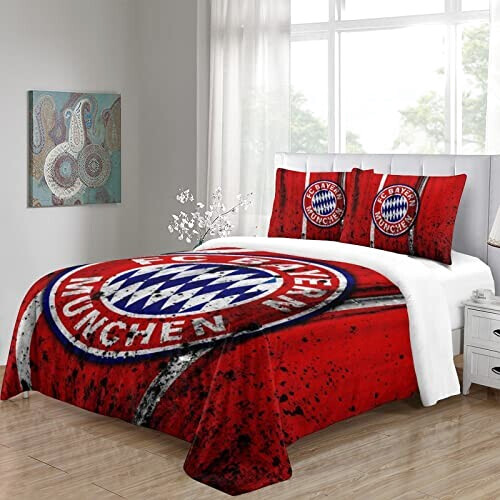 Housse de couette FC Bayern Munich style- 135x200 cm 200x200 cm 220x240 cm variant 2 