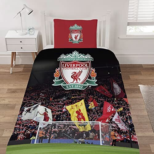 Housse de couette Liverpool FC multicouleurouge 200x200 cm