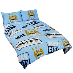 Housse de couette Manchester City multicolore