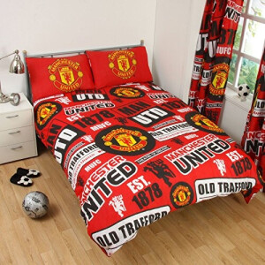 Housse de couette Manchester United multicolore 200x200 cm