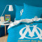 Housse de couette Olympique de Marseille bleu 140x200 cm - miniature