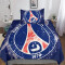 Housse de couette PSG club de football- 135x200 cm 200x200 cm 220x240 cm - miniature