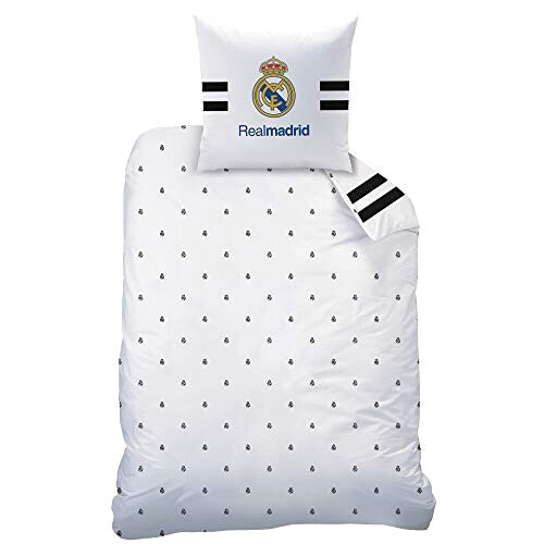 Housse de couette Real Madrid CF blanc 140x200 cm variant 2 