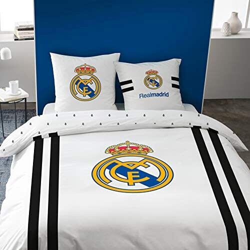 Housse de couette Real Madrid CF blanc 140x200 cm variant 3 
