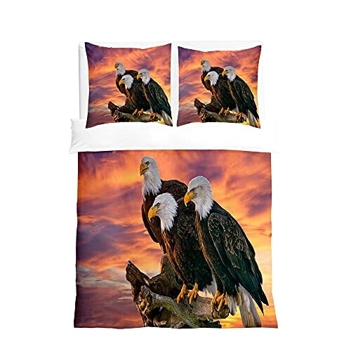 Housse de couette Aigle de mer 90x190 cm 140x200 cm 200x200 cm 220x240 cm 240x260 cm variant 2 