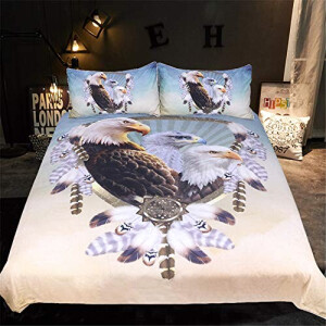 Housse de couette Aigle en plumes 140x200 cm 200x200 cm 220x240 cm