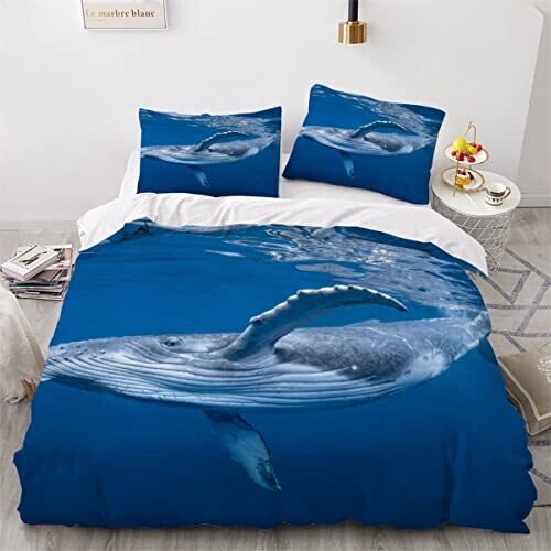 Housse de couette Baleine couleur 140x200 cm variant 0 
