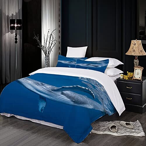 Housse de couette Baleine couleur 140x200 cm variant 1 