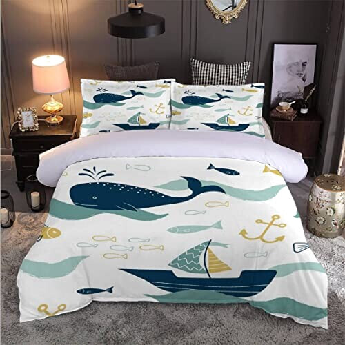 Housse de couette Baleine couleur 220x240 cm variant 0 