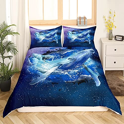 Housse de couette Baleine multicolore 140x200 cm 200x200 cm 220x240 cm 240x260 cm variant 1 