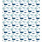 Housse de couette Baleine teal bleu foncé blanc - miniature variant 1
