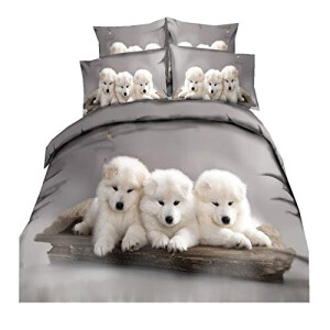Housse de couette Chien trois s 220x240 cm