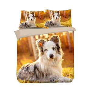 Housse de couette Chien chiot park 140x200 cm