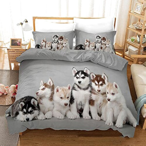 Housse de couette Husky - Chien - 240x260 cm