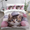 Housse de couette Chat couleur 140x200 cm - miniature