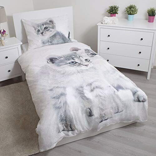 Housse de couette Chat gray 140x200 cm variant 0 