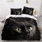 Housse de couette Chat couleur 140x200 cm - miniature
