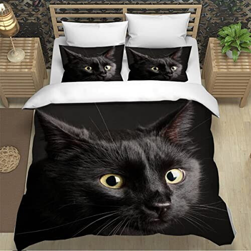 Housse de couette Chat couleur 140x200 cm variant 1 
