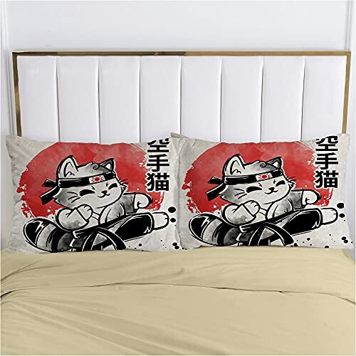 Housse de couette Chat japonais 140x200 cm variant 1 