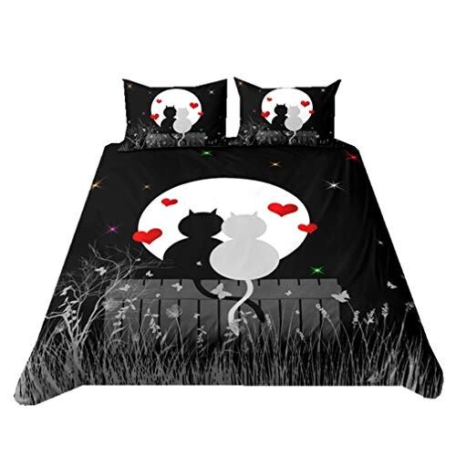 Housse de couette Chat style 140x200 cm