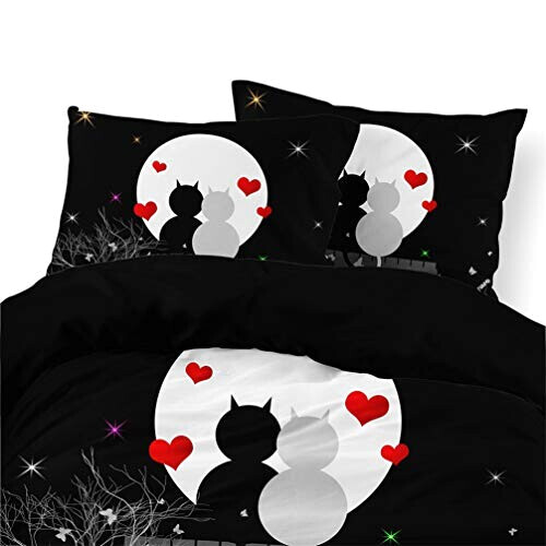 Housse de couette Chat style 140x200 cm variant 1 