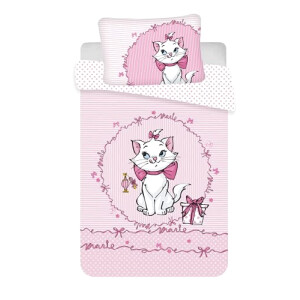 Housse de couette Chat rose 100x135 cm
