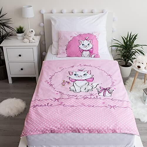 Housse de couette Chat rose 100x135 cm variant 0 