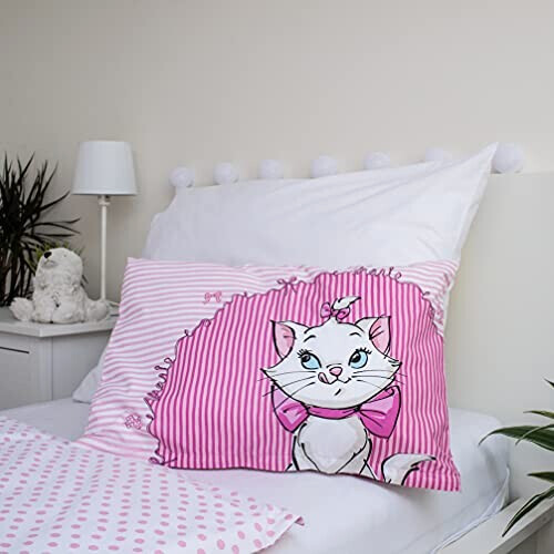 Housse de couette Chat rose 100x135 cm variant 2 
