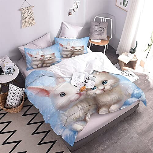 Housse de couette Chat couleur 140x200 cm 200x200 cm 220x240 cm 240x260 cm variant 0 