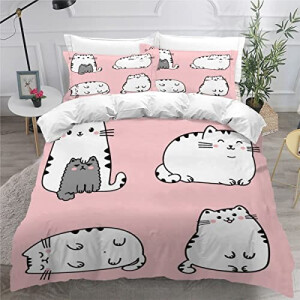 Housse de couette Chat couleur 140x200 cm