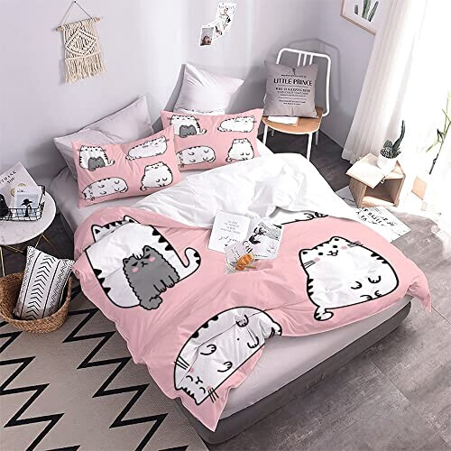 Housse de couette Chat couleur 140x200 cm variant 1 