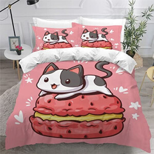 Housse de couette Chat couleur 200x200 cm