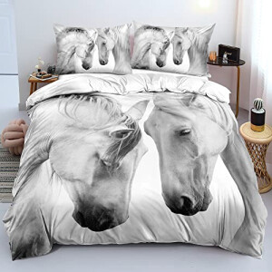 Housse de couette Cheval blanc 220x240 cm