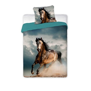 Housse de couette Cheval mehrfarben 140x200 cm