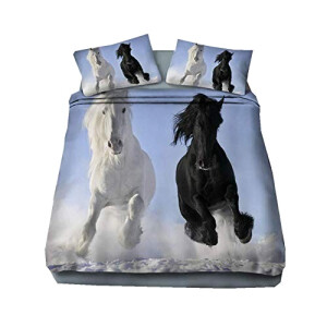 Housse de couette Cheval 140x200 cm 200x200 cm 220x240 cm