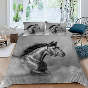 Housse de couette Cheval couleur 140x200 cm 200x200 cm 220x240 cm 240x260 cm