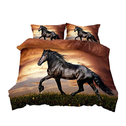 Housse de couette Cheval style 140x200 cm