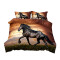 Housse de couette Cheval style 140x200 cm - miniature