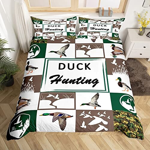 Housse de couette Canard multicolore 140x200 cm 200x200 cm 220x240 cm