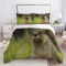 Housse de couette Castor vert 160x200 cm - miniature