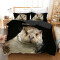 Housse de couette Castor noir 240x260 cm - miniature