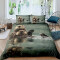 Housse de couette Castor animaux sauvages 200x200 cm - miniature
