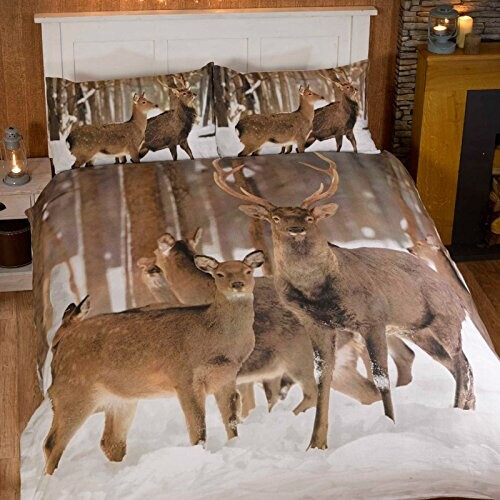 Housse de couette Cerf multicolore 200x200 cm