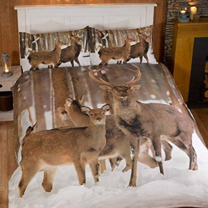 Housse de couette Cerf multicolore 200x200 cm
