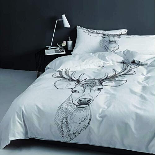 Housse de couette Cerf blanc 240x260 cm variant 2 