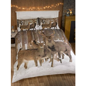 Housse de couette Cerf multicolore